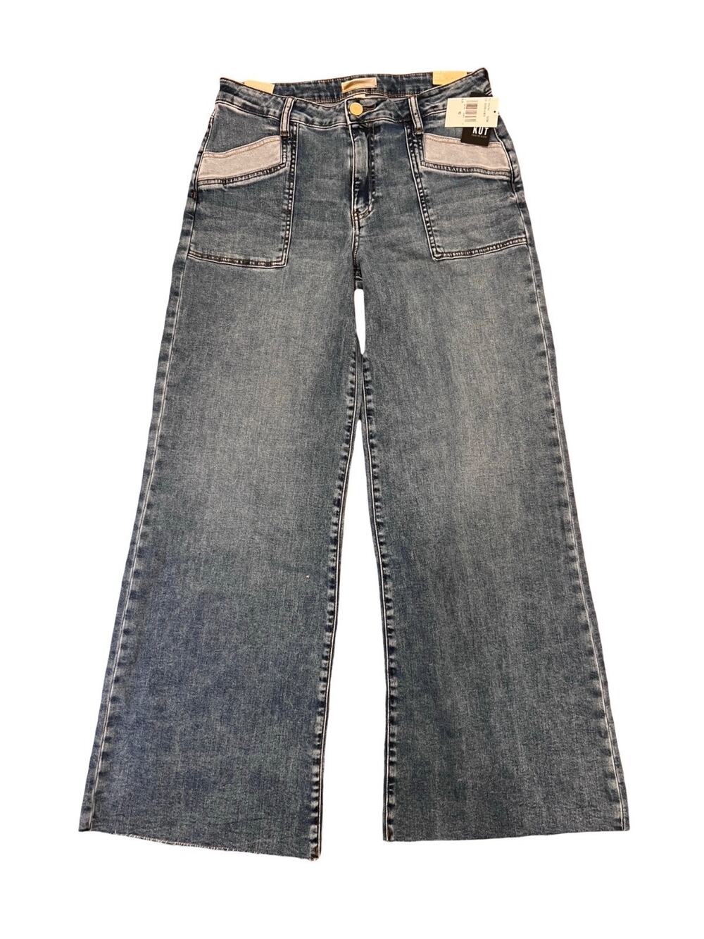 Kut From The Kloth Maya High Rise Wide Leg Jeans Size 10 Success W Medium NWT